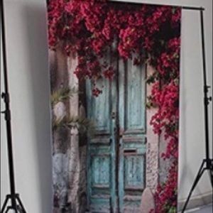 NWOT 5ft x 7ft fabric Spring Scene Photographic Backdrop